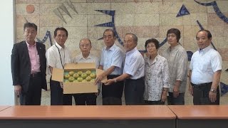 筑西市がナシＰＲ