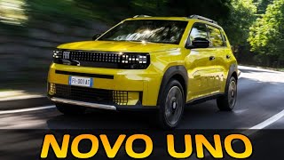 NOVO FIAT UNO 2025 CHEGA AO BRASIL COM MOTOR TURBO E CONCORRER COM HB20 e ONIX!