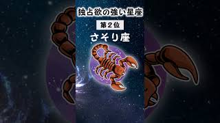 【星占い】独占欲の強い星座ランキング #占い #恋愛占い #星占い