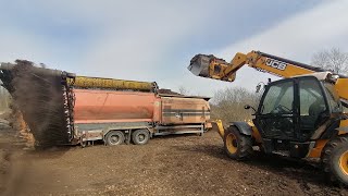 Przesiewamy Zrębki Drzewne / Za sterami Ładowarki JCB / Doppstadt