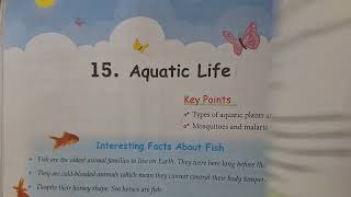 AQUATIC LIFE  CLASS 5 EVS CHAPTER 15