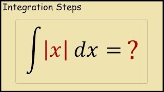 How to Integrate the Absolute Value of x