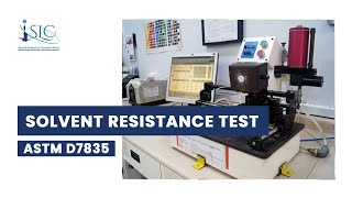 Solvent Resistance (Double Rub) Test