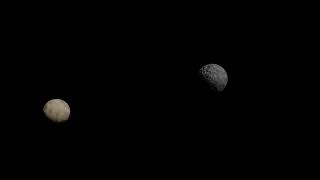Binary planet system test render #3