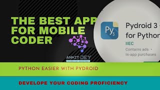 How to run Python on Android Phones - Python for Phone(EASY) | Pydroid App |Python Tutorial