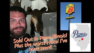 Sold out show in Pana Illinois! Plus the worst hotel I’ve ever seen!!