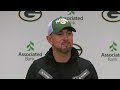 packers matt lafleur not happy as packers get ready for eagles jordan love expected to play