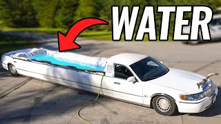 We Turned the Limo into a Hot Tub!!