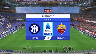 Inter vs AS Roma | Serie A 1st October 2022 Full Match | PS5
