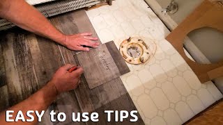 How to Install Vinyl Plank Flooring Into a Bathroom