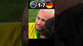 Germany Shocked Brazil 7-0 in World Cup Semi Final 2014 #football #shorts #youtubeshorts #goals