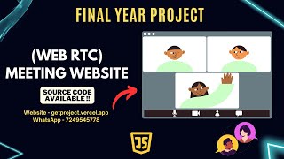 Video Conferencing Website with Source Code | Final Year Project | JavaScript, NodeJS