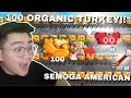 GACHA 100 ORGANIC TURKEY!! SEMOGA DAPAT AMERICAN JERSEY | Growtopia Gacha 2024