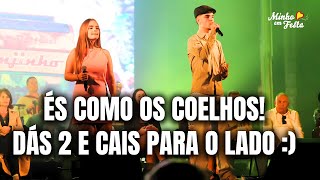 ÉS COMO OS COELHOS!! DÁS DUAS E CAIS PARA O LADO :) Marotos da Concertina Desgarradas