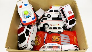 救急車のミニカー走る。坂道緊急走行テスト。サイレンあり☆Ambulance mini car run. Slope emergency driving test! There is a siren.