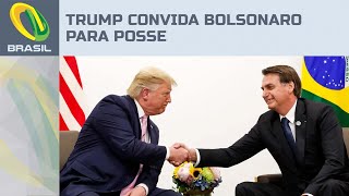 Trump convida Bolsonaro para posse nos Estados Unidos