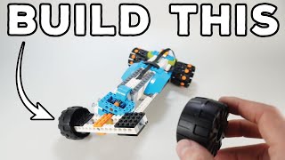 Building a LEGO Tumbler Car with LEGO BOOST [COMPLETE TUTORIAL]