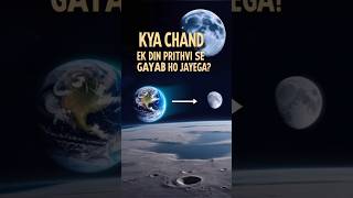 Kya Chand ek din Prithvi se gayab ho jayega? 🌕 Janiye is mystery ka jawab! 🌌 | #spacefacts #shorts