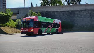 OC Transpo • #2104 • Electric Bus Honks • XE40