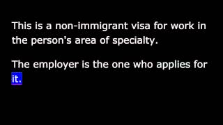 VOA Special English - Studying in America - 39 - More Job Market - H-1B visa process