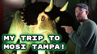 My Trip To MOSI Tampa! Life Size Dinosaur Animatronics  #MOSI