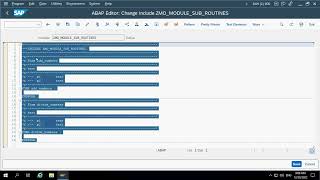 25. Modularization Techniques in SAP ABAP Part 2