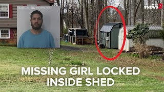 Missing Texas girl found locked in shed in Davidson County | Full update