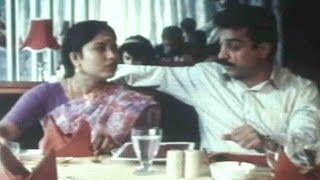 Kamal Hassan & Kovai Sarala Comedy At Restaurant || Sathi Leelavathi Movie