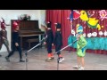 ethan puts on a graduation day show at his kindergarten at 直潭國小幼稚園 20110625