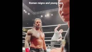 Roman Reigns And young Fans #romanreigns #shortvideo
