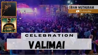 VALIMAI fdfs celebration in ram cinemas Tirunelveli #tirunelveli #valimai #thala #ak