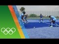 Training for Rio with the Indian Hockey team