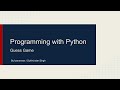 Python Programming - guess game