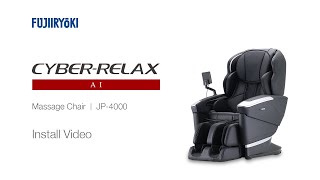 Install Video - FUJIIRYOKI Massage Chair JP-4000 \