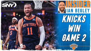 Ian Begley sets scene for Knicks' injury problems after Game 2 win over Pacers | SportsNite | SNY