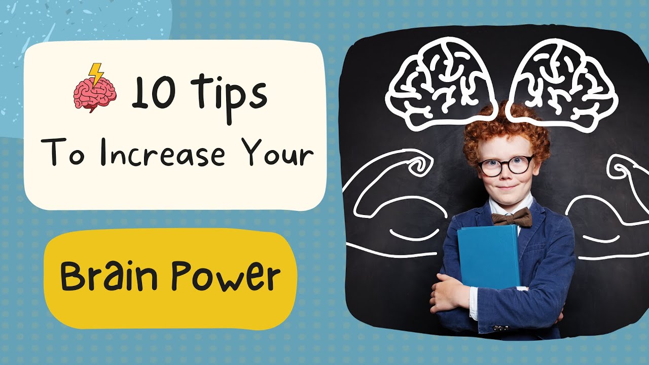 10 Tips To Increase Your Brain Power | BOOST Your Daily Study Speed By ...