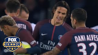 PSG's Neymar and Cavani clashed over free kick and penalty duties against Lyon | FOX SOCCER