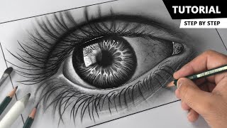 Quick and Easy Eye Drawing - Step by step!