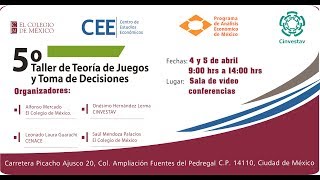 5° Taller de juegos y toma de decisiones | Día 1