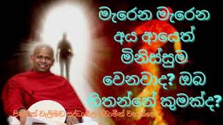 මැරෙන මැරෙන අය ආයේ මිනිස්සු වෙනවාද?| Ven.Saddhaseela thero