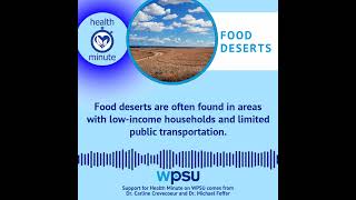 Food Deserts | WPSU's Health Minute