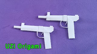Origami Armas: Como Fazer Uma Uzi De Papel Do Free Fire