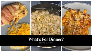 KETO DINNER IDEAS / KETO WHAT'S FOR DINNER / WHAT'S FOR DINNER / 3 EASY KETO MEALS