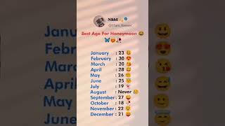 Best age for Honeymoon 🤤 | new Instagram reel 😍 | new WhatsApp status ❤️