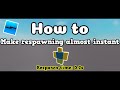 How to make respawning almost instant in Roblox Studio