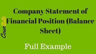 Statement of Financial Position (Balance Sheet) | Company