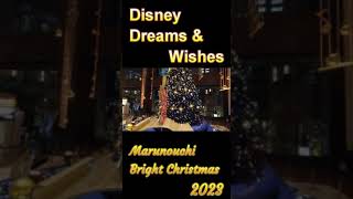 Disney dreams wishes in Marunouchi Tokyo  #christmas #2023  #tokyo #クリスマス #イルミネーション #shorts