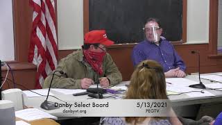 Danby Select Board - May 13, 2021