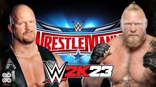 Full Match Stone cold Austin vs Brock Lesnar #wwe #ps5 #wwewrestler