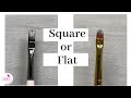 What Gel Nail Brush To Choose Square OR Round| Does it make a difference?